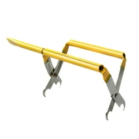 yellow beekeeping frame grip holder lift gripper tool with shovel knife bee hive