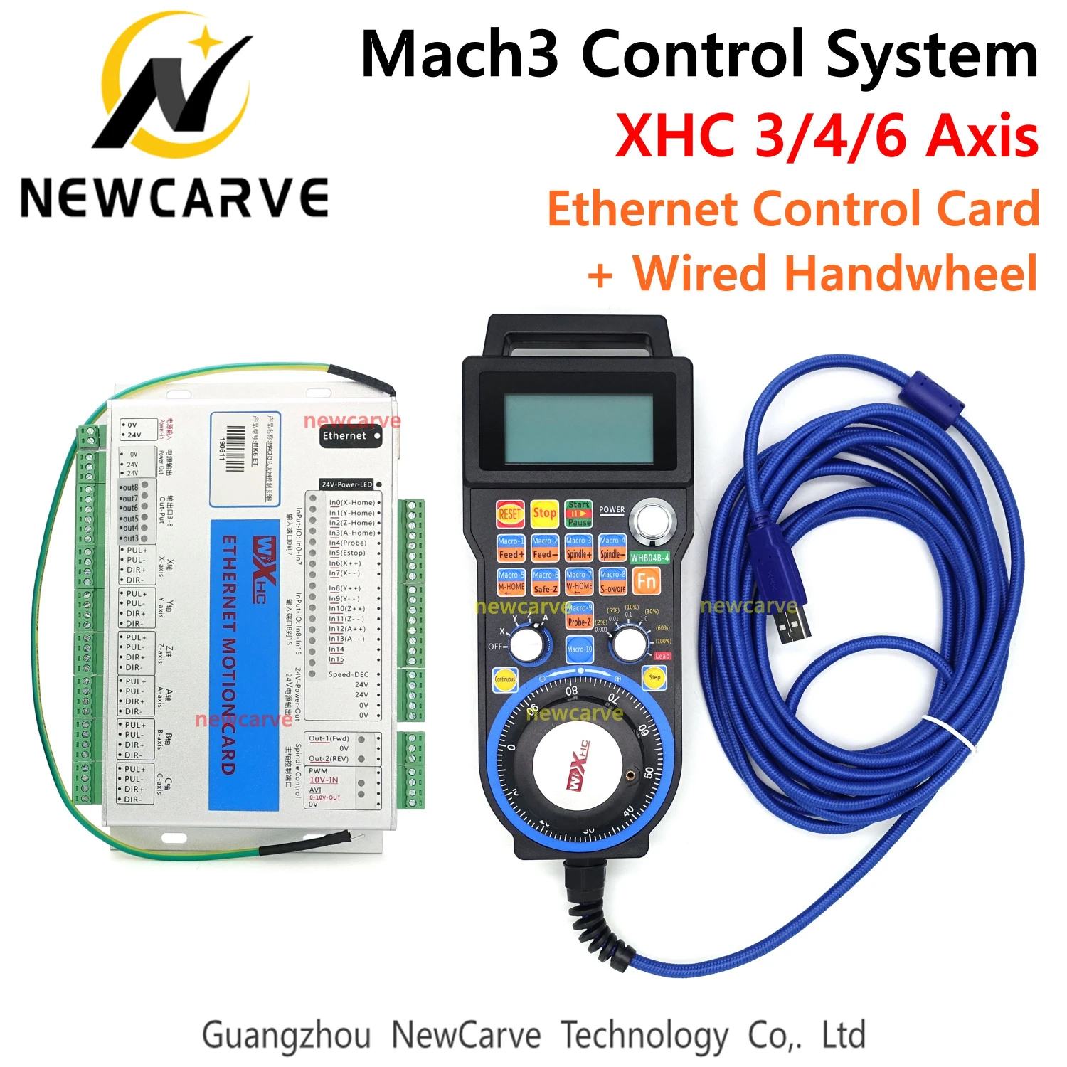 XHC Ethernet Mach3 Breakout Board 3 4 6 Axis USB Motion control Card Resume 2 МГц Поддержка для токарного станка с ЧПУ гравер NEWCARVE