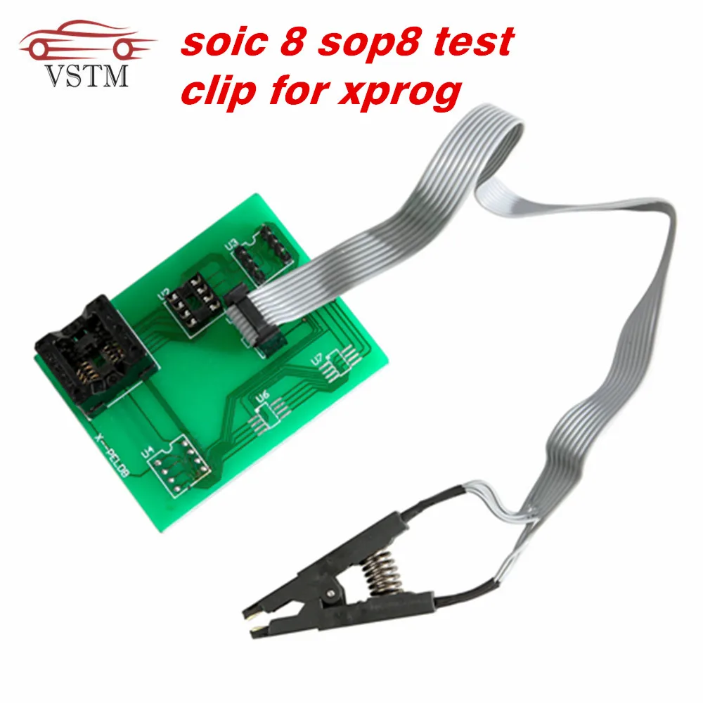 Xprog плата eeprom upa usb v1.3 программатор адаптер с soic 8 sop8 тестовый зажим для xprog