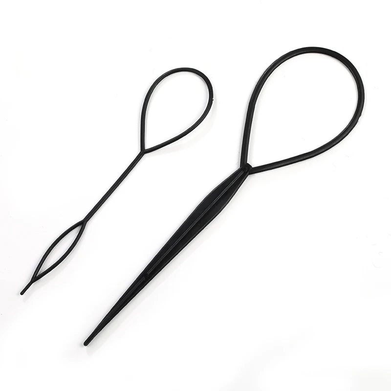 2 шт./лот инструменты для укладки волос пластиковая петля сделай сам шпильки