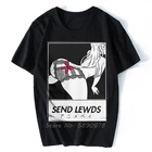 Подарочные мужские футболки Waifu хентай, аниме Lewd Сексуальная японская новинка футболка с коротким рукавом Harajuku футболки Оригинальная одежда