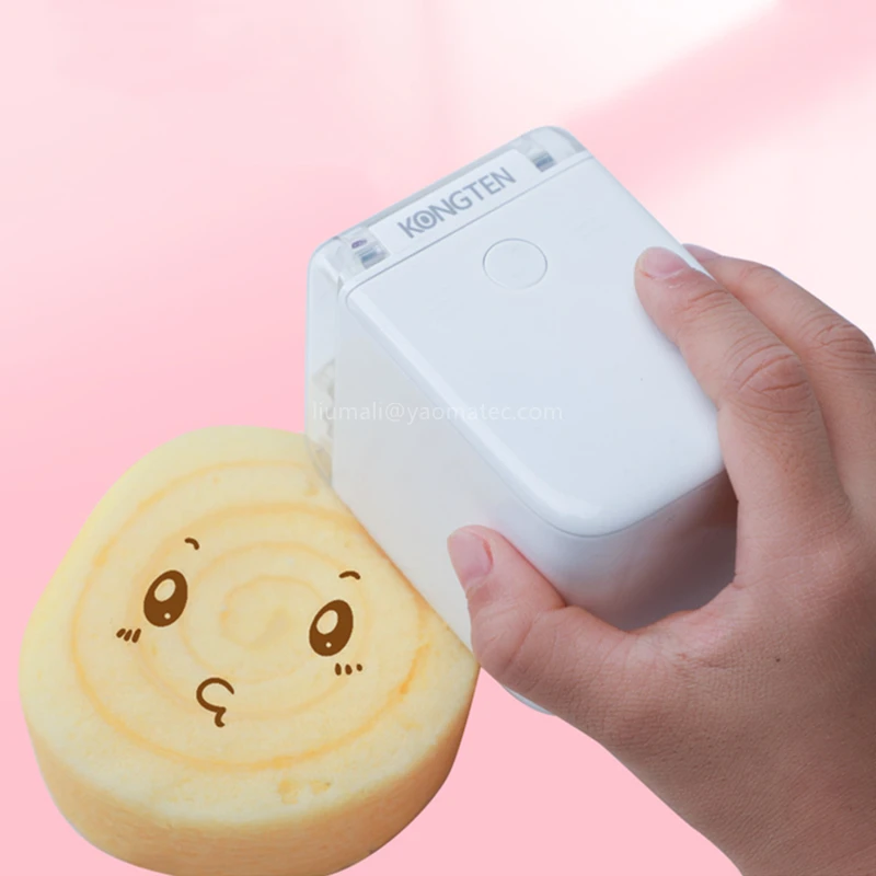 Ручной струйный принтер для приготовления кофе и хлеба ручной пищевой печенья