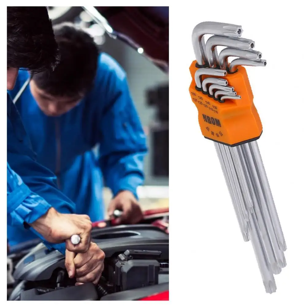 

Набор сверхдлинных сверхпрочных звездообразных ключей с высокой твердостью для автомобиля