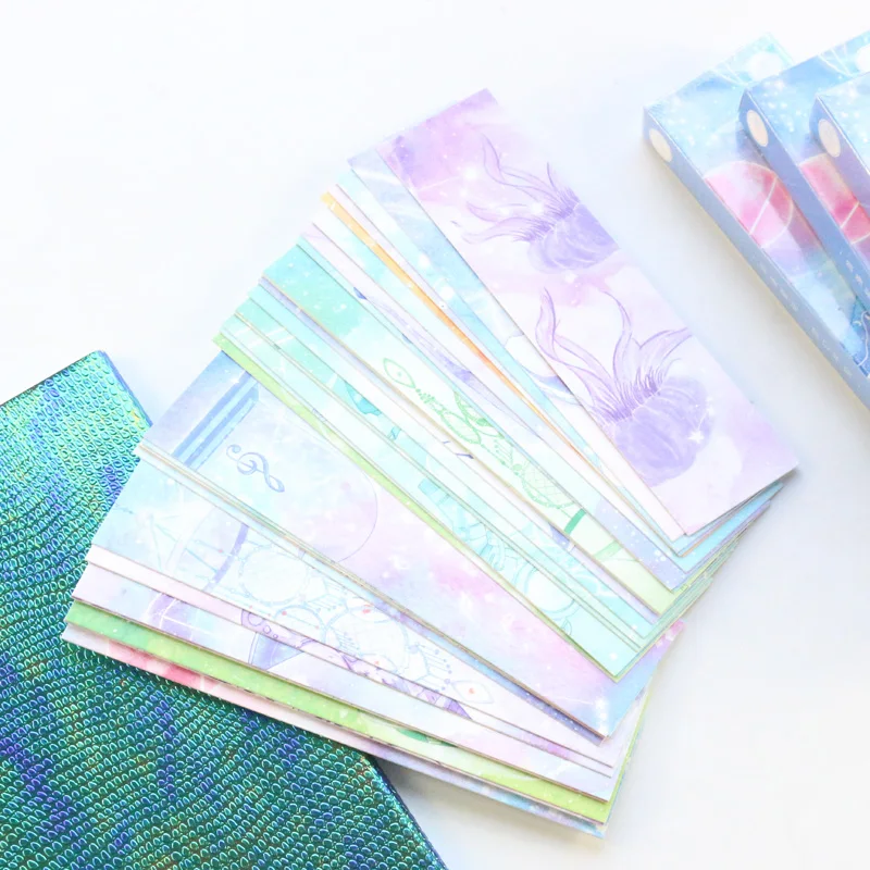 Domikee милый креативный мультяшный Небесный узор школьный детский набор бумажных