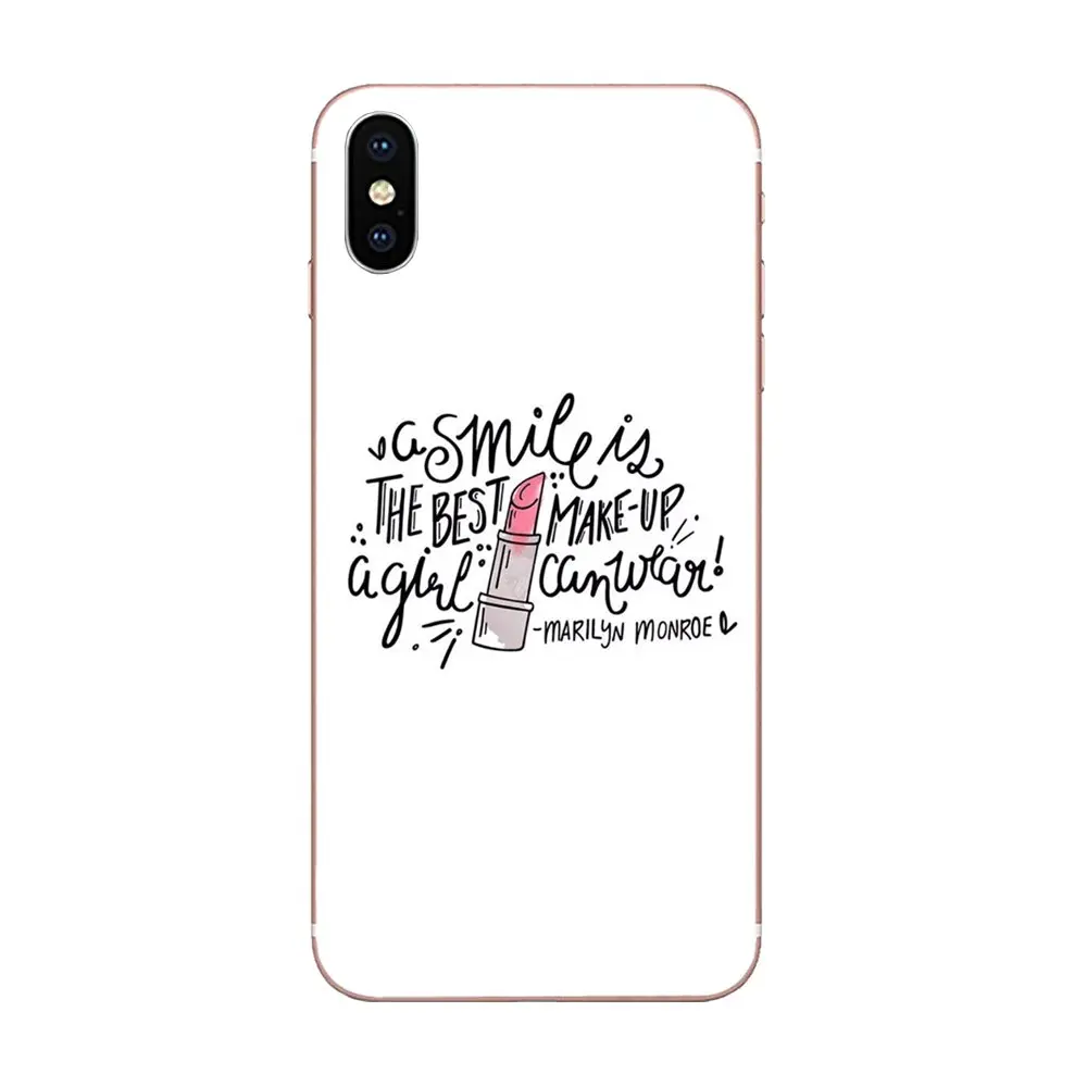 Для Apple iPhone 11 Pro XS Max XR X 8 7 6 6S Plus 5 5S SE 4 4S Мягкий настраиваемый телефон с цитатами Gossip Girl Positive.