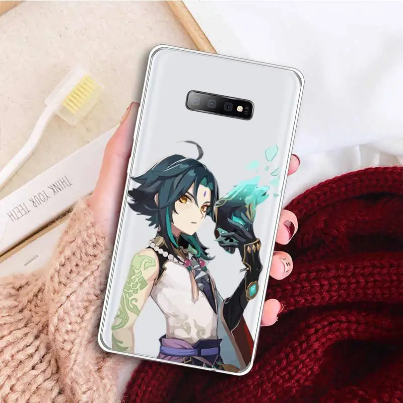 

Genshin Impact hot game Phone Case Transparent for samsung A 21s 50 71 S 8 9 20 20fe note 10 20 ultra plus