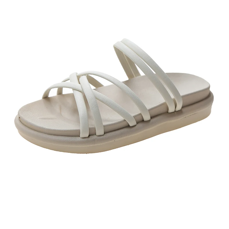 

Med Fashion Womens Shoes 2021 Beige Heeled Sandals All-Match Buckle Strap Clogs Wedge Medium Luxury Black Clear Comfort Thick Gi