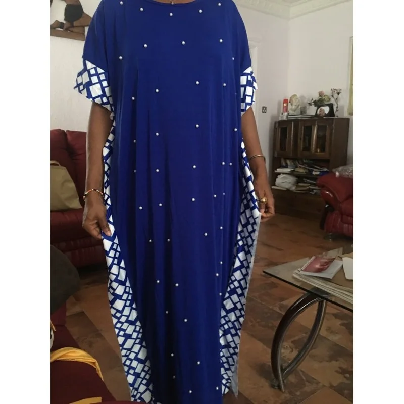 Длинное вечернее платье из Бангладеш, женский элегантный кафтан, синяя абайя, распродажа, мусульманская одежда Djellaba Caftan Marocain, мусульманское...