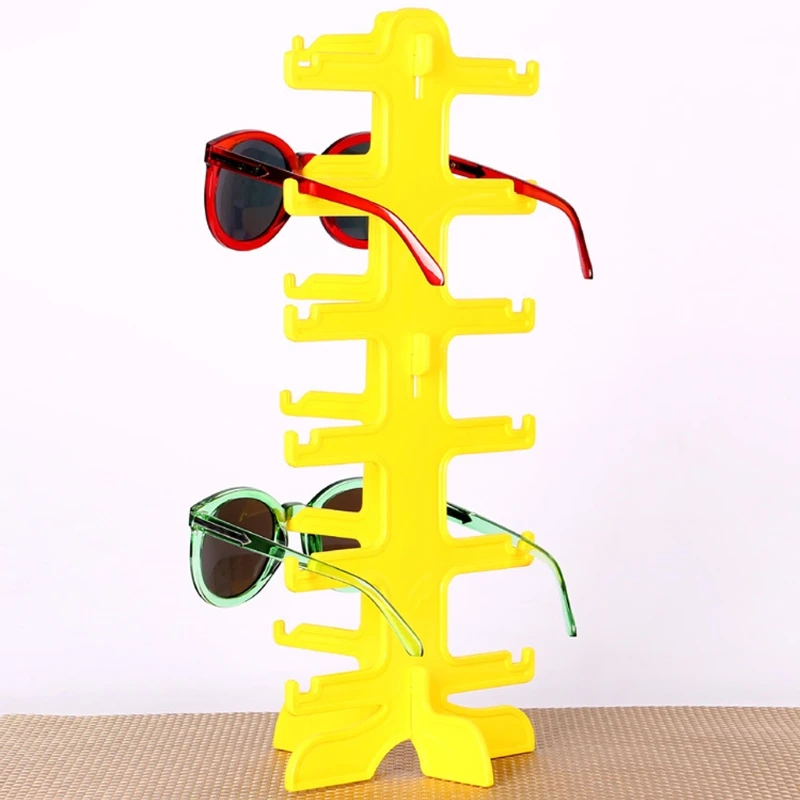 

ANGELADY 6Pair Sunglasses Eyeglass Glasses Frame Rack Display Stand Organizer Show Holder
