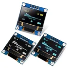 Модуль дисплея OLED 126x64 для arduino Blue IIC I2C, 4 контакта для коммуникации, 0,96 дюйма, стандартный синий для GND VCC SCL SDA