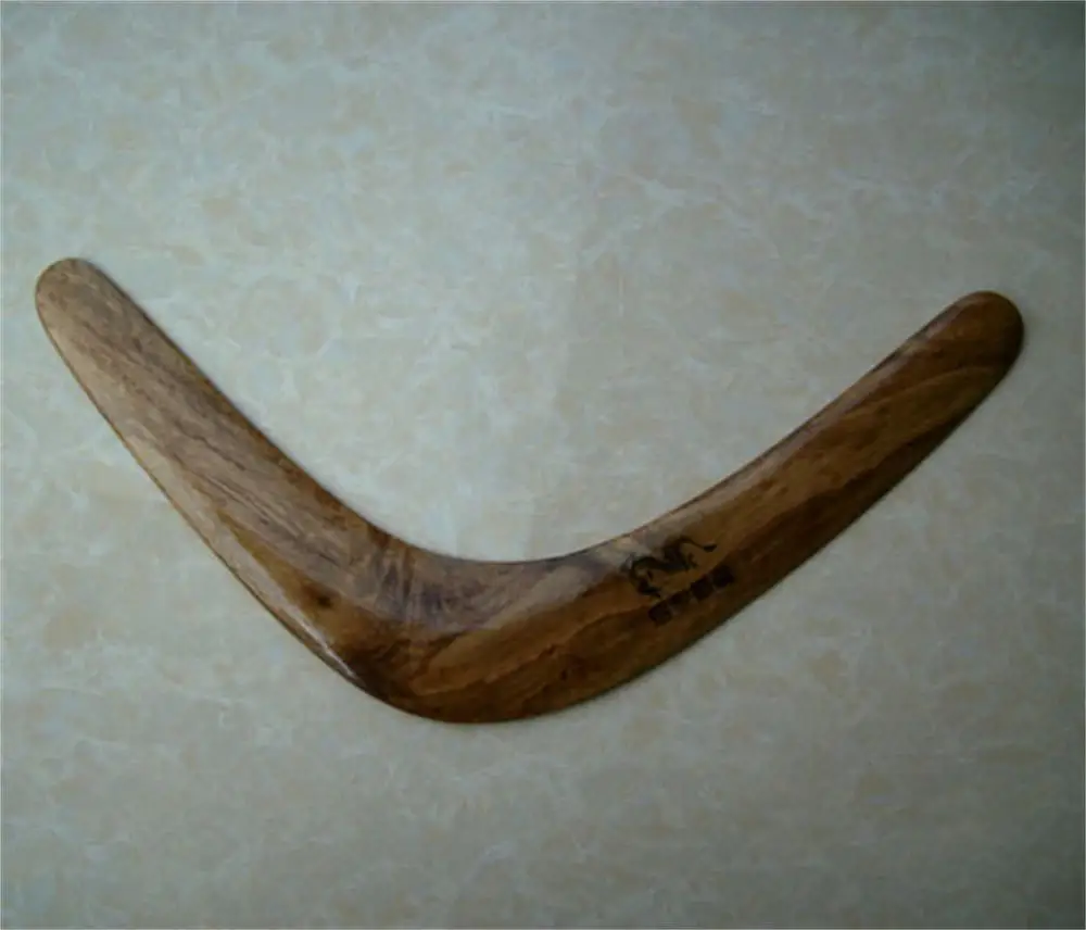 Натуральный изогнутый Деревянный бумеранг специально сделан для высококлассных