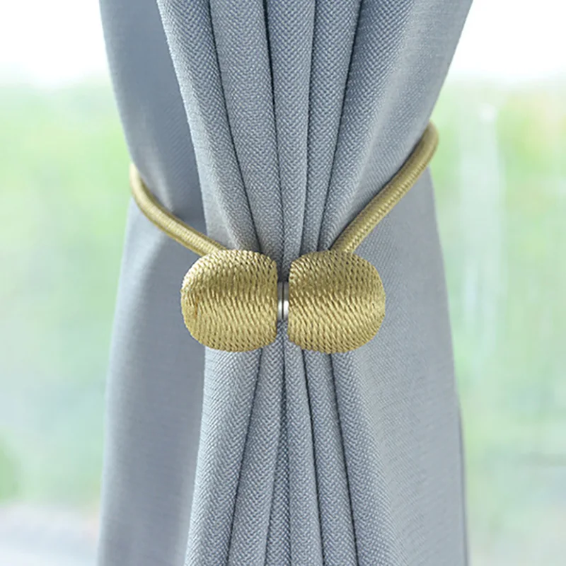 Магнитные зажимы для штор с шариками завязывания веревок зажимов аксессуары