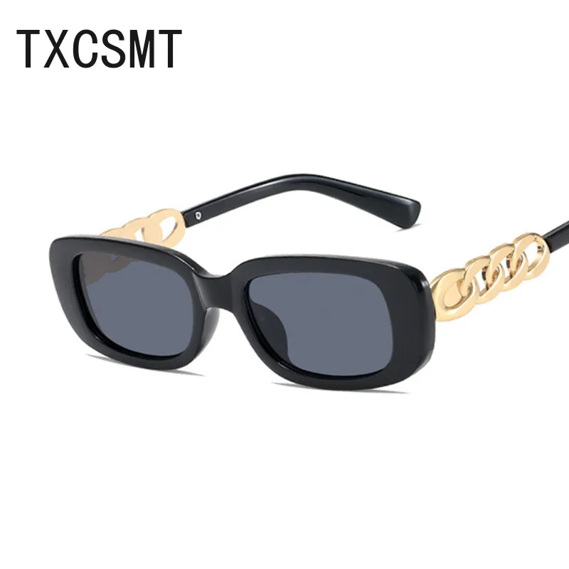 

Модные новые солнцезащитные очки в маленькой оправе, персонализированные красные солнцезащитные очки с металлическими дужками, модные сол...