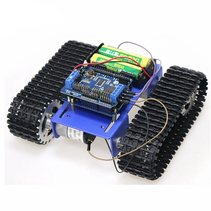 Комплект шасси робота-автомобиля ESPduino Control 2WD T100 2-ходовой двигатель и 16-ходовой