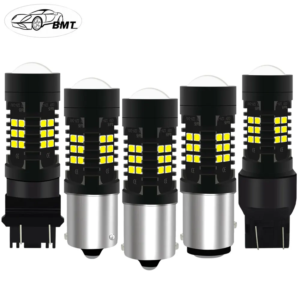 BMT P21W W21W W21/5 Вт P21 светодиодный T20 7440 7443 1156 1157 BA15S BAY15D BAU15S PY21W P27/5 P27/7 3157 3156 автомобиля