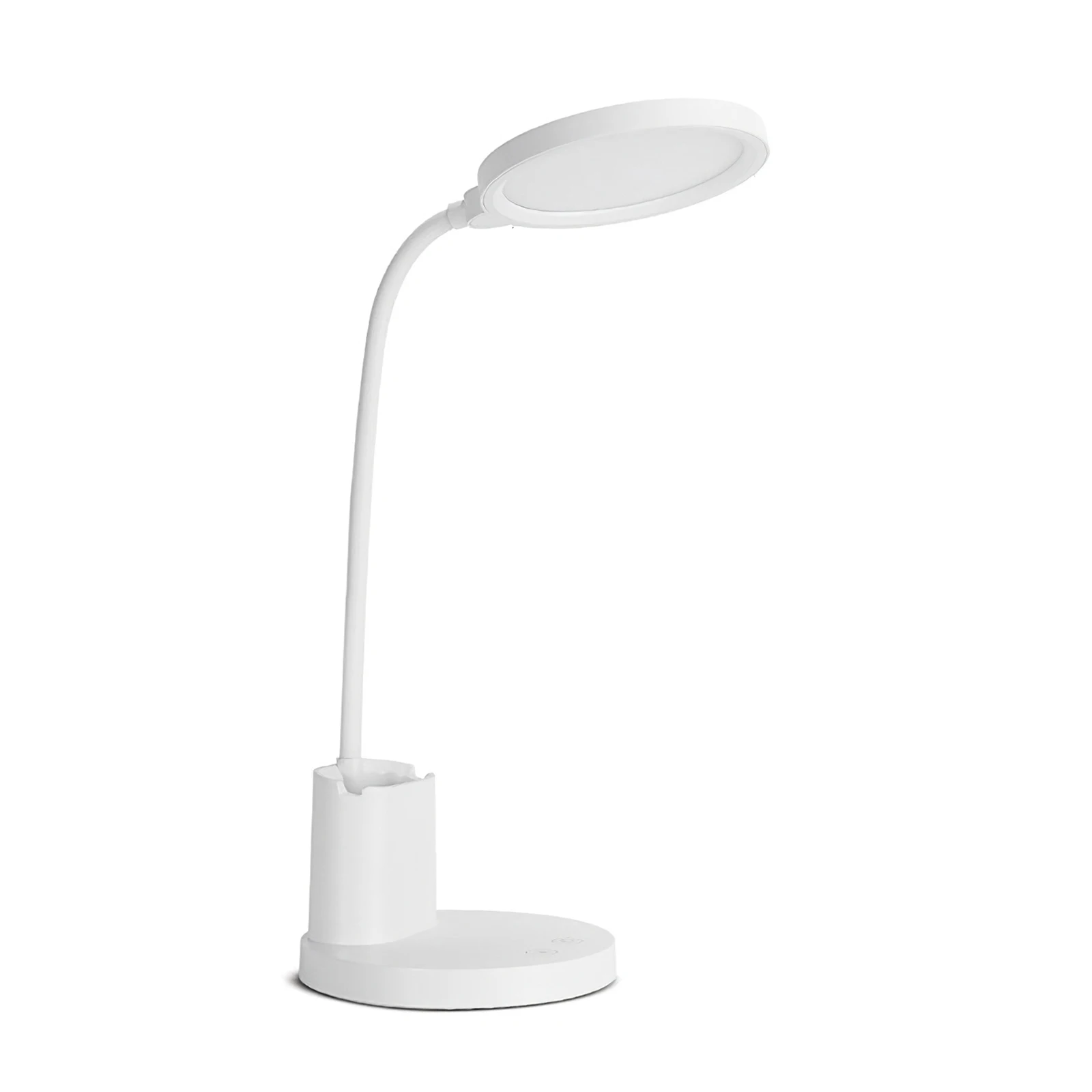 

Fashionable Table Light White USB Rechargeable with 3 Lighting Mode Stepless Dimming Reading Lamp for Desktop Bedroom Livingroom