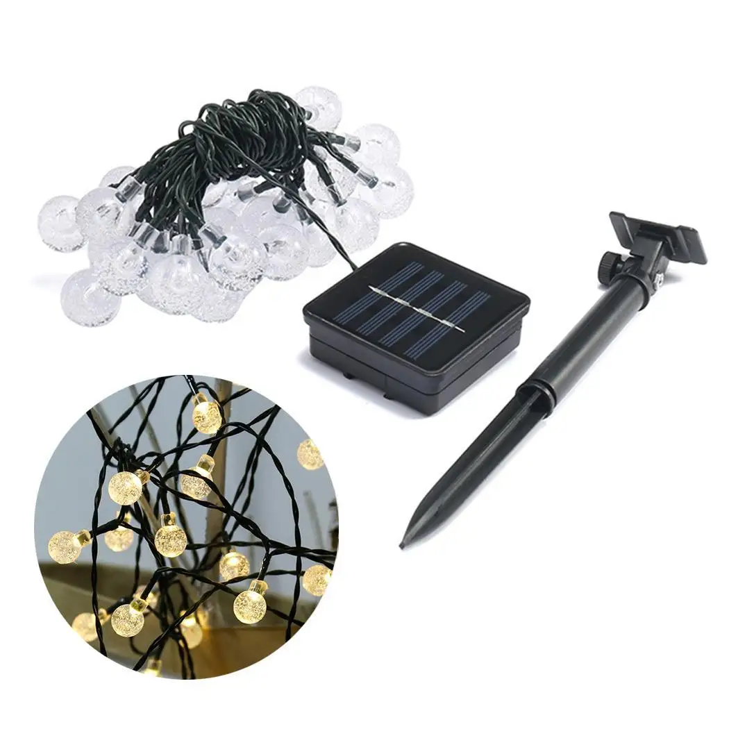 Fashion Energy-saving Solar LED Fairy String 20pcs 30pcs 50pcs Lights 220V IP66 5000lm Home 5000K Decoration | Освещение