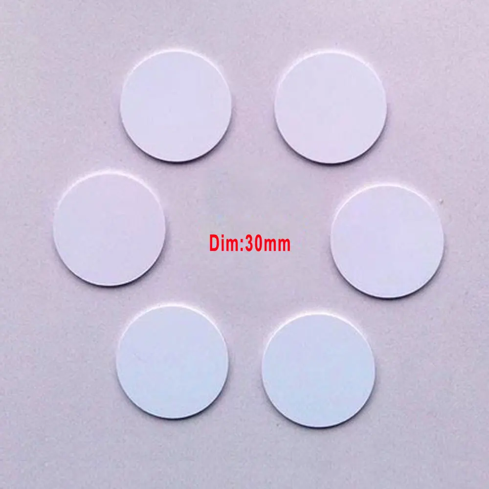 

10pcs RFID coin tags diameter 30mm 125khz EM4100 TK4100 Tag Coin Card em coin card Access Control Card