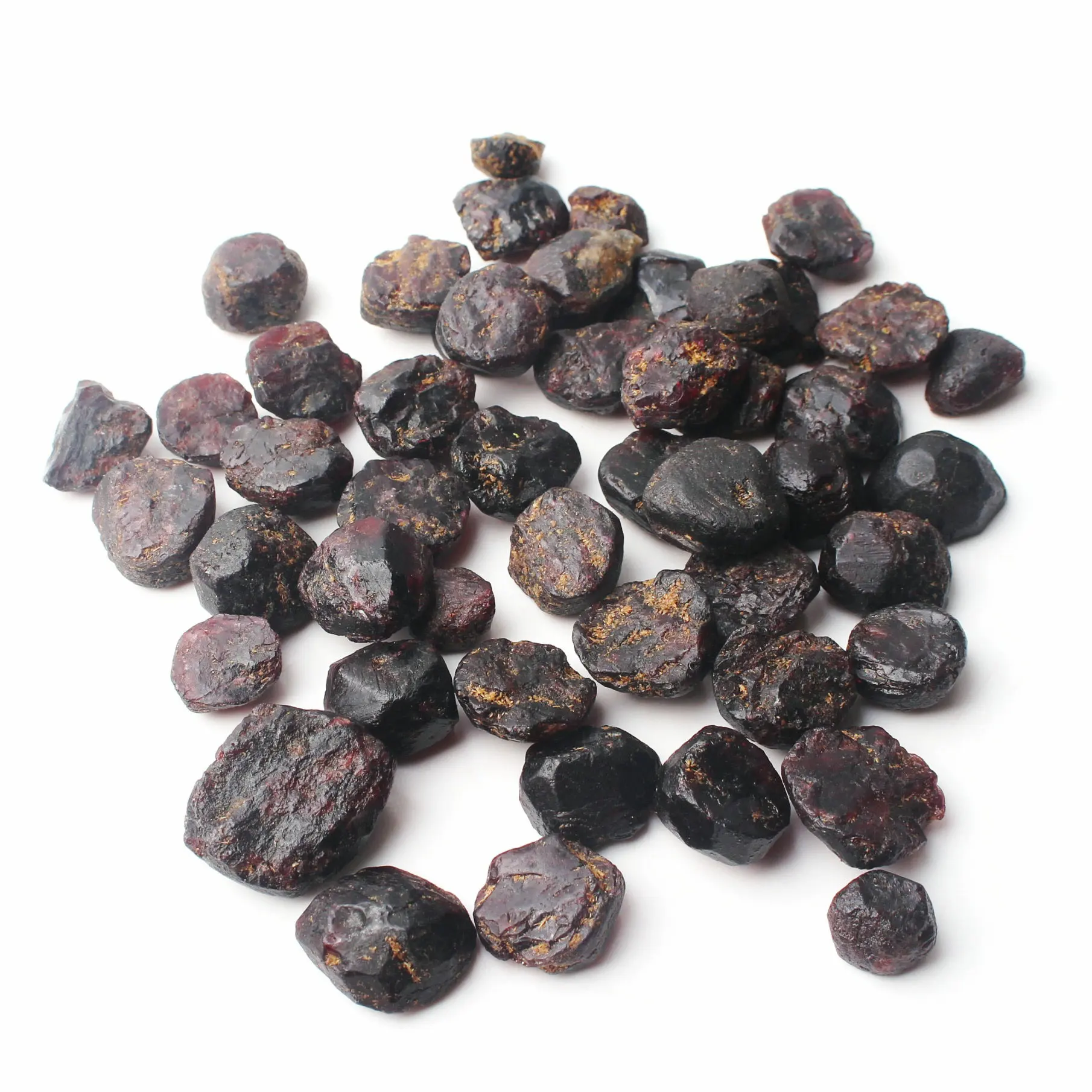 Натуральный Красный Гранат шероховатый минеральный камень гравий с лечебным