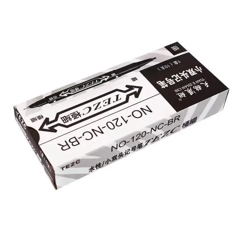 

10 шт., малые двусторонние масляные маркеры на водной основе