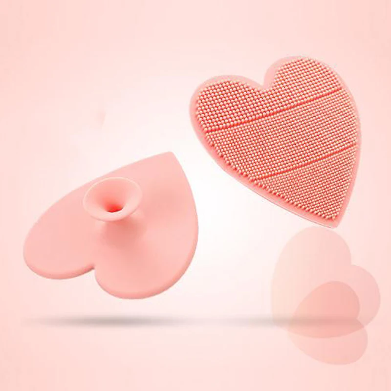 Волшебное Силиконовое средство для удаления черных точек в форме сердца щетка