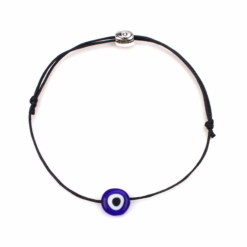 

Turkish Lucky Evil Eye Bracelets For Women 6 Colors Handmade Braided Rope Lucky Jewelry Red Bracelet Female men jewelry love
