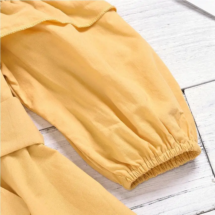 Летнее Детское платье из чистого хлопка с лямкой на шее однотонный кардиган и