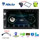 Автомобильный мультимедийный плеер Hikity, плеер 2 Din на платформе Android 8,1 с дисплеем 7 дюймов, GPS-навигацией, Bluetooth, Wi-Fi, USB, FM, MirrorLink радио