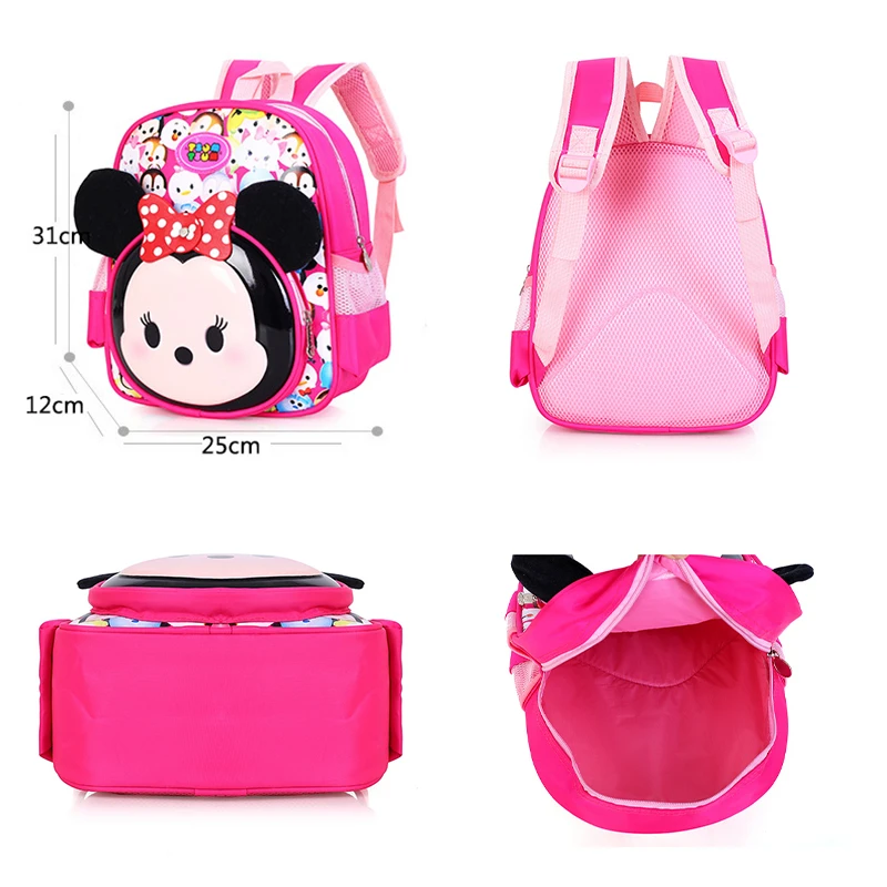 Новый детский рюкзак с Микки Маусом Минни Маус для детей ясельного возраста
