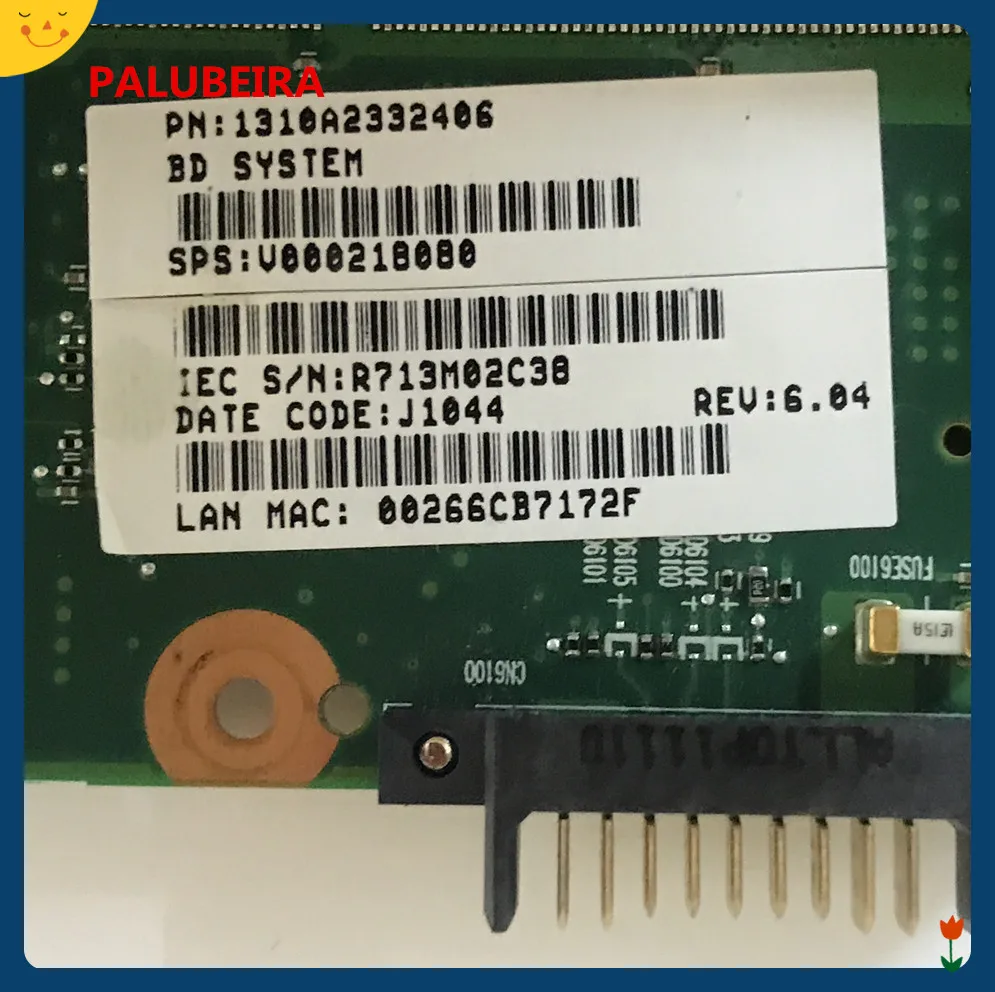Материнская плата для ноутбука Toshiba Satellite L650 L655 HM55 UMA MB DDR3 V000218080 V000218010|Материнские