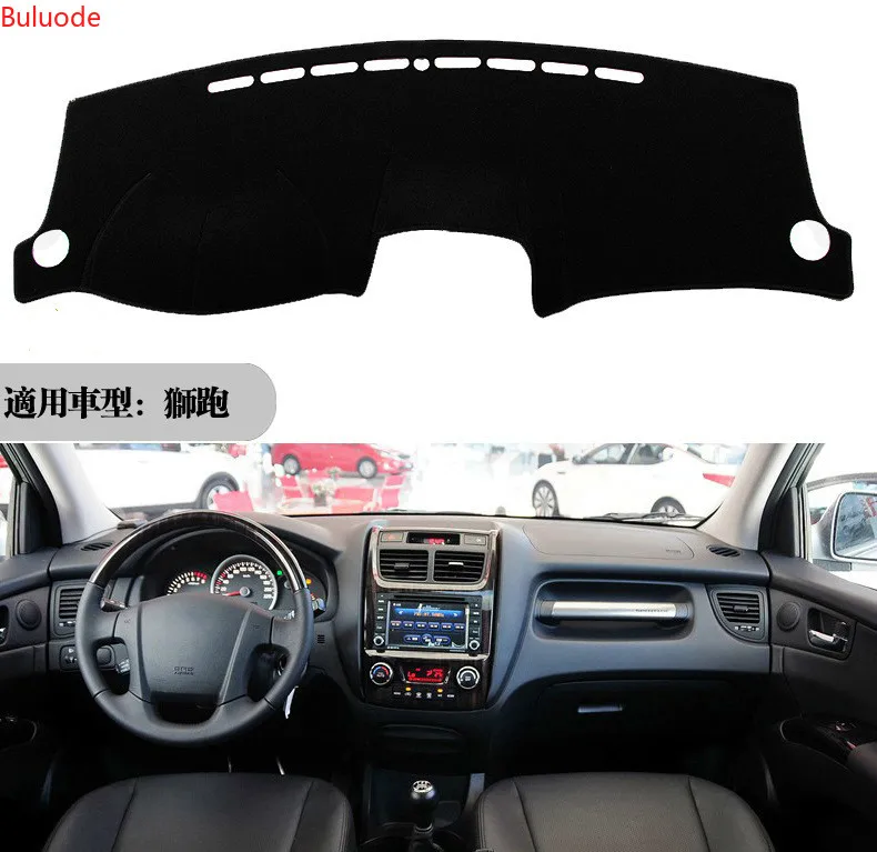 

Car Dashboard Mat Cover Pad Sun Shade Instrument Protect Cover Carpet Accessories For Kia Sportage 2005 2006 2007 2008 2009 2010
