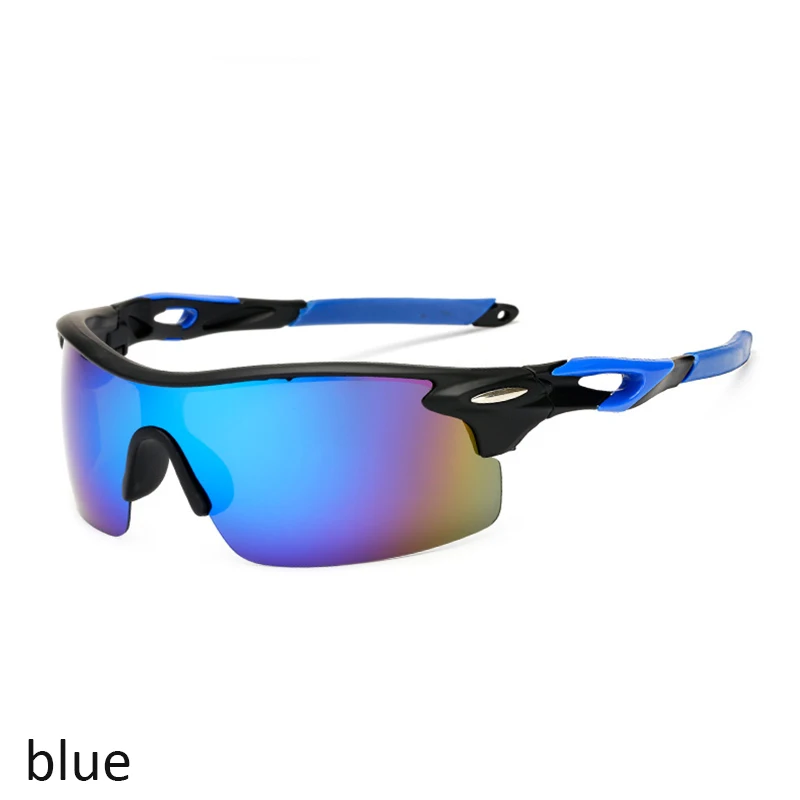 blue Новинка, поляризованные очки для беговых лыж, поляризационные очки для верховой езды, лыжные очки, спортивные солнцезащитные очки, сноуборд, мода - Цвет: blue
