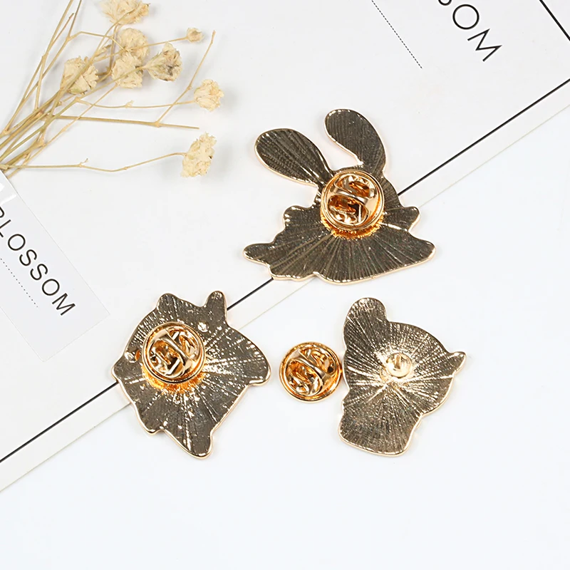 Брошь-Морковка в виде милого кролика брошь-значок мультяшного поросенка кошки