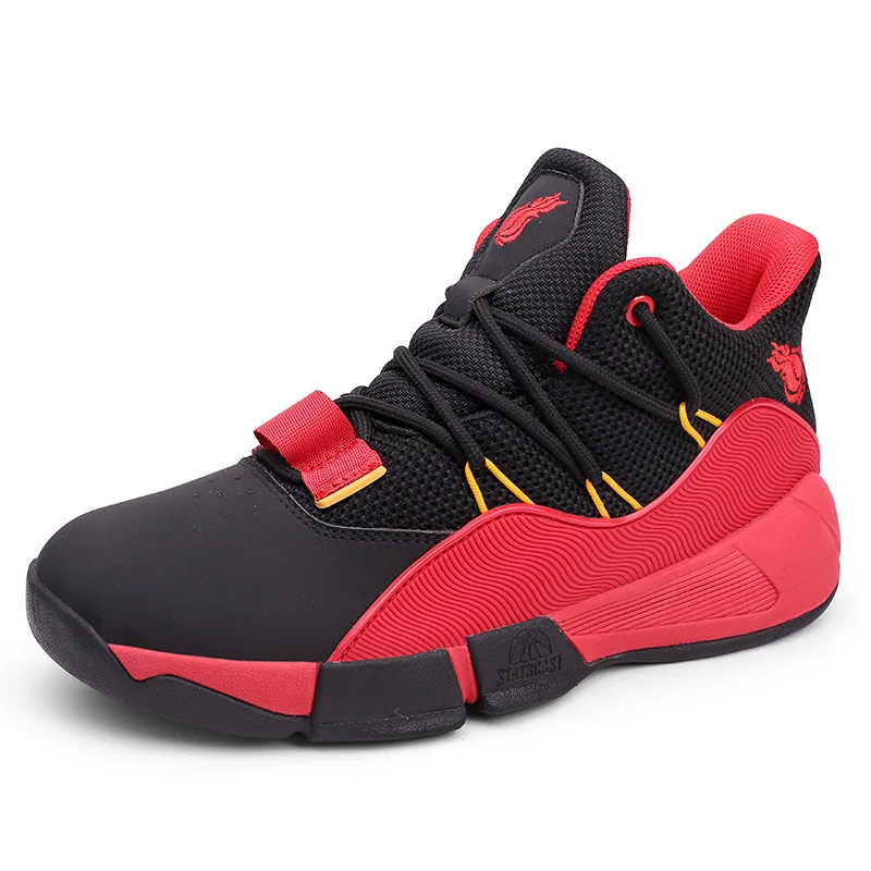 Детская Баскетбольная обувь для мальчиков амортизирующие баскетбольные ботинки