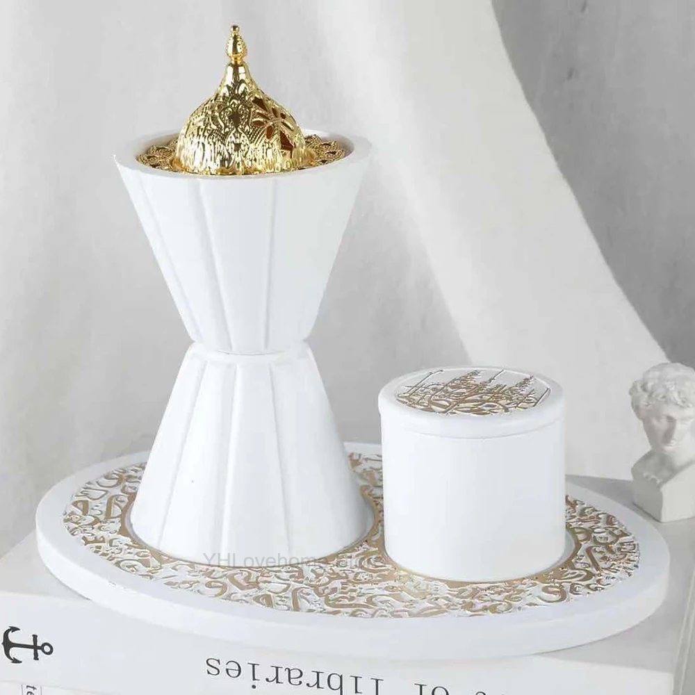 3 в 1 арабский набор горелки для благовоний Ближний Восток мусульманский Керамика