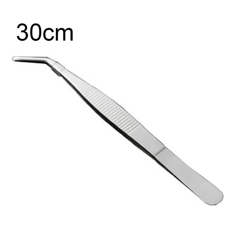 

12.5-30CM Stainless Steel Elbow Medical Tweezers First Aid Kit Accessories Surgery Succulents Tweezers