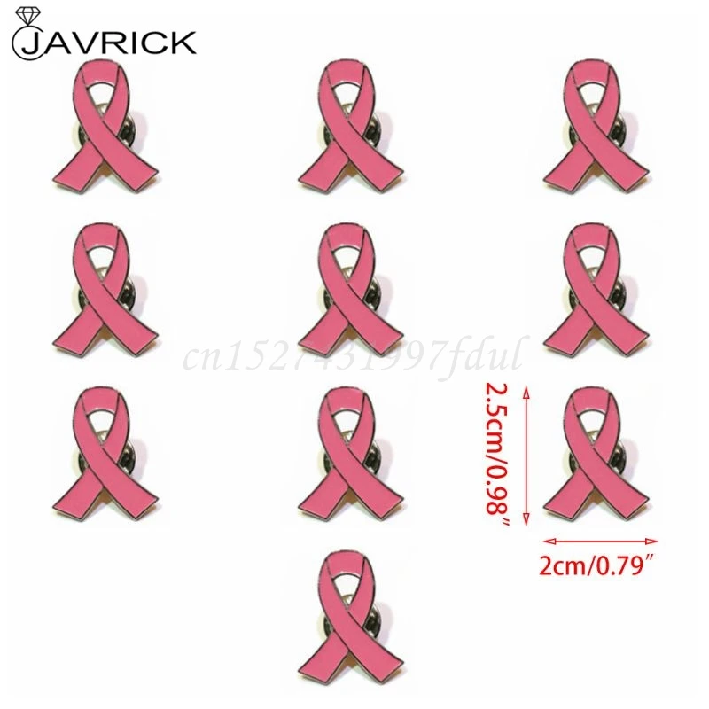 Женская эмалированная брошь в виде розовой ленты 10 шт. | Украшения и аксессуары