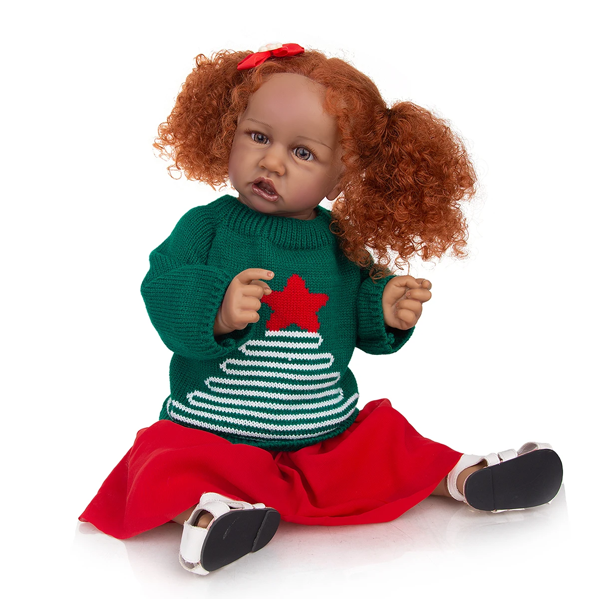 Кукла реборн силиконовая виниловая Кукла-младенец 22 дюйма подарок на день