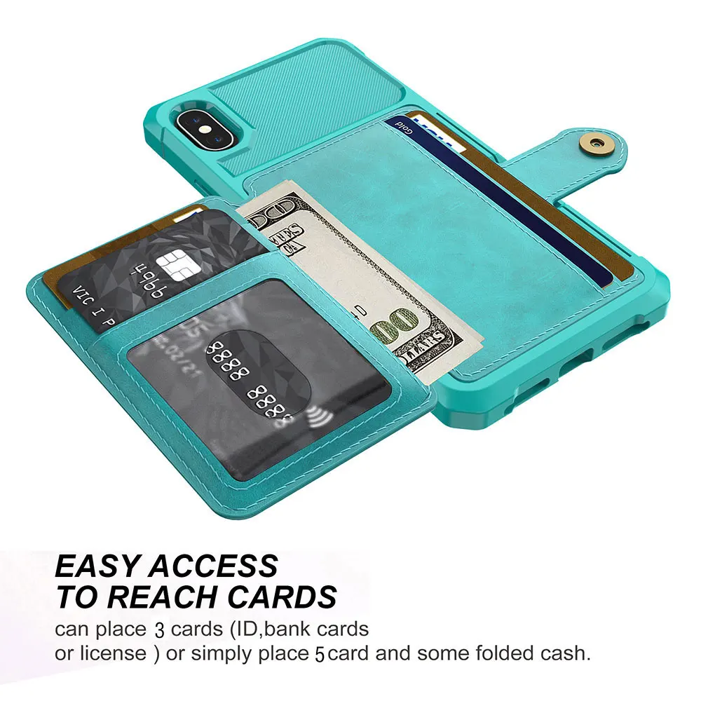 Чехол kisscase для iPhone 11 Pro Max чехол с кожаной пряжкой Магнитный Флип Слот карт кошелек
