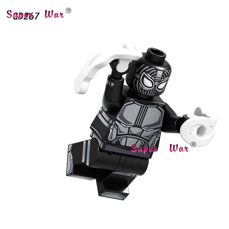 Одиночный фильм Marvel Lizard четыре Elementals Fire Wind Jonah MJ SpiderMan Mysterio IronMan вдали от дома Строительные кубики, детские игрушки - Цвет: GD267