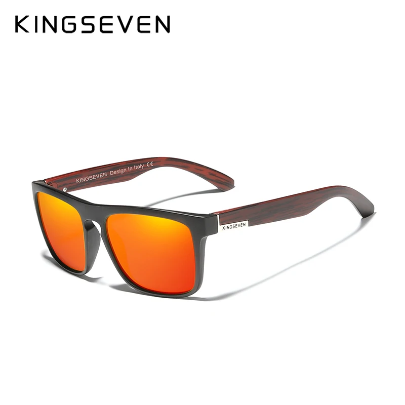 Солнцезащитные очки KINGSEVEN N751 мужские поляризационные с зеркальными линзами для