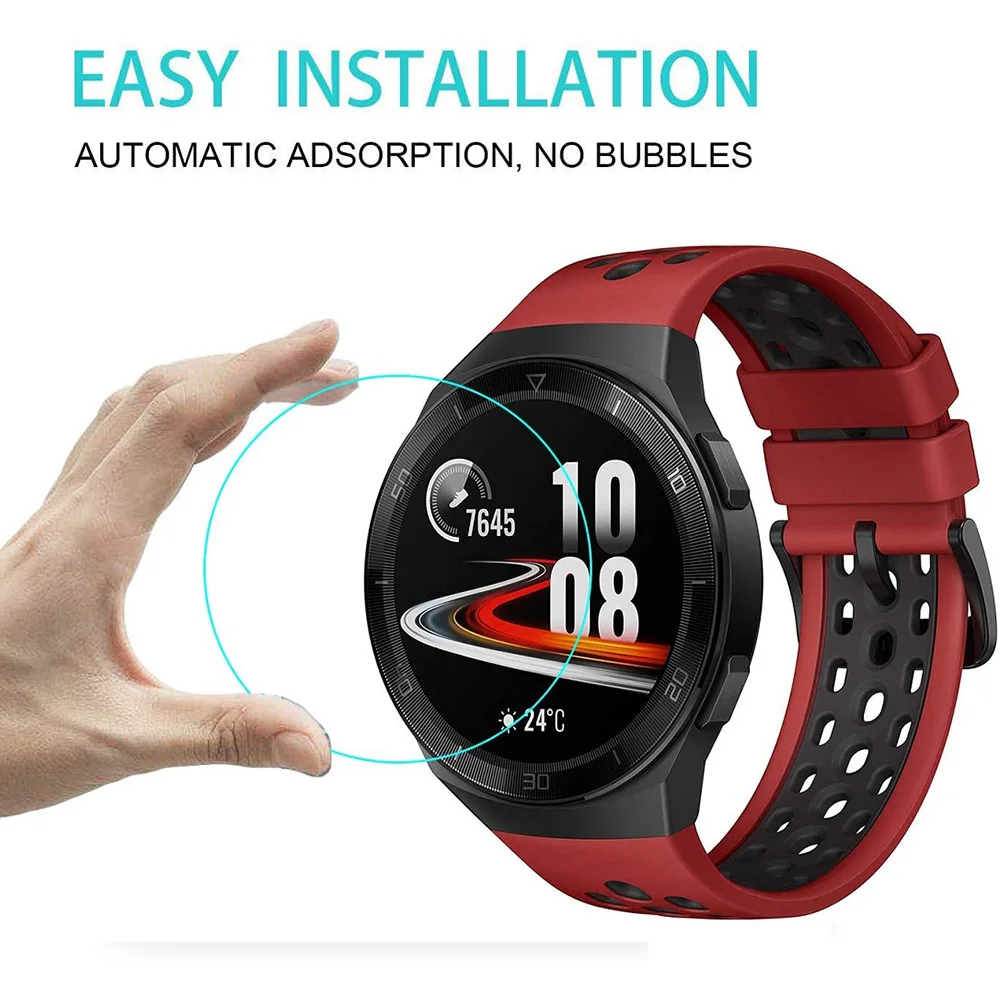 Ультратонкое закаленное стекло для Huawei Watch GT2e защитная пленка Премиум качества 46