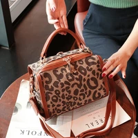 leopard canvas womens bag fancy luxury designer bag new top handle handbag brand crossbody shoulder bags