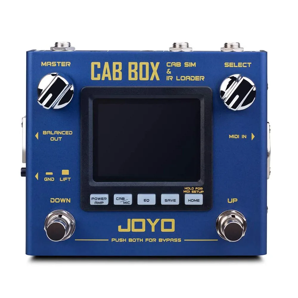 Педаль для мультиэффектов JOYO CAB BOX Поддержка ИК-нагрузки Педальный эффект 4 трубки