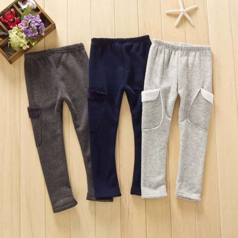 2017 new Autumn winter kids warm fleece pants children clothing thick trousers boys pants|boys pants|trousers boyspants |