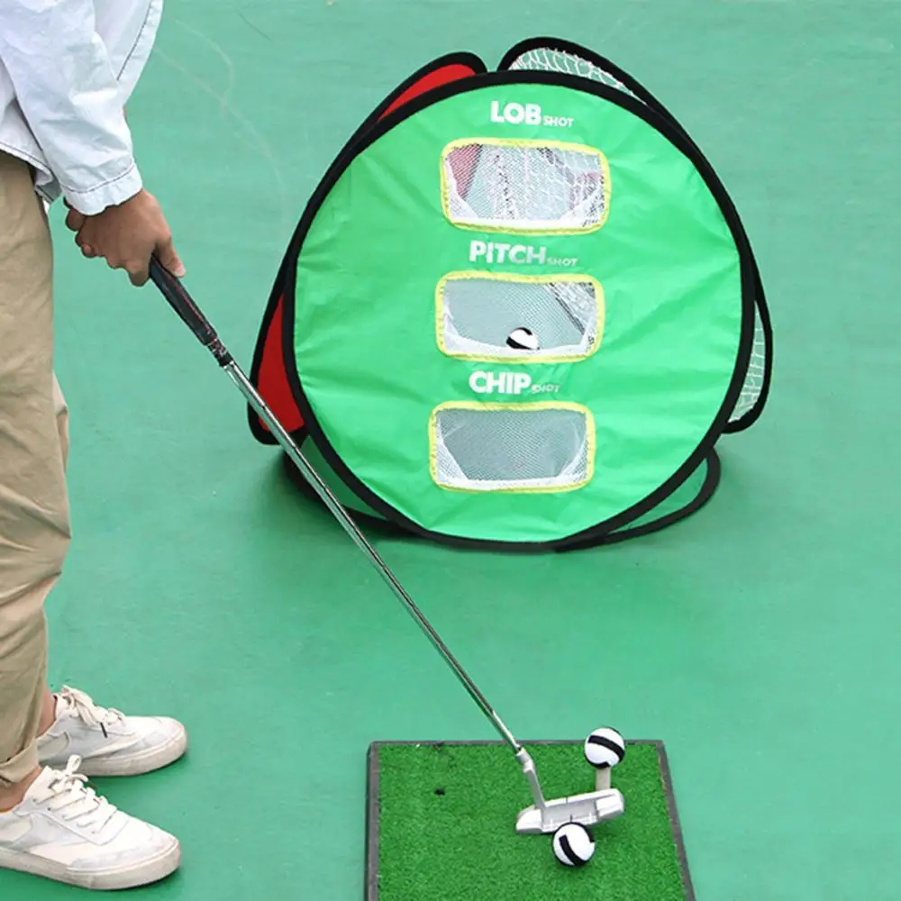 

Golf practice cutting net, foldable training auxiliary pitching tool, cut ball hitting net, golf training, golf accessories