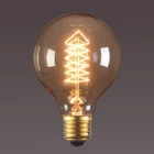 Лампа Эдисона с намоточным проводом G80, 40 Вт, лампа Эдисона в ретро-стиле с вольфрамовым проводом E27 светильник лампочки в ретро-стиле, декоративные светодиодные лампочки