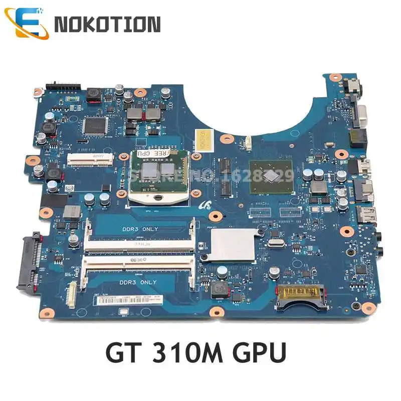 NOKOTION BA92 06129A 06128A 06128B BREMEN M для Samsung R580 NP Материнская плата ноутбука GT310M GPU Бесплатная
