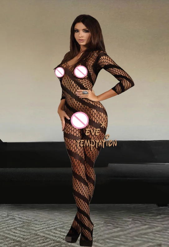Сексуальная одежда для сна нижнее белье Babydoll боди сетка цветочный боди чулок кукла платье интимный комбинезон ночное белье с вырезами W130