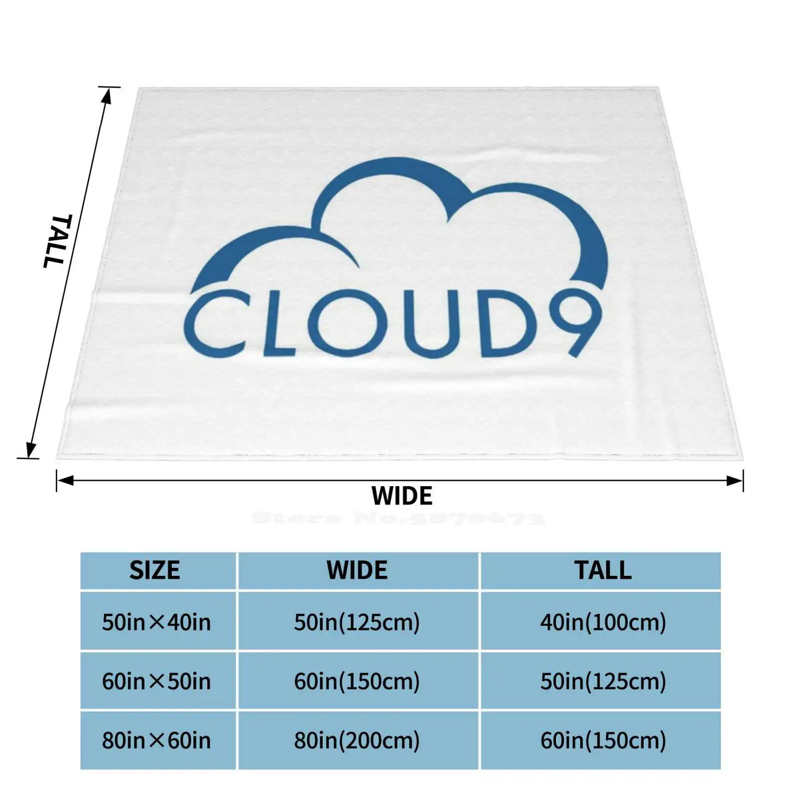 Модное мягкое теплое одеяло Cloud Store 9 футов | Дом и сад